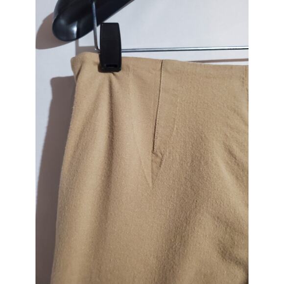 Vtg Ralph Lauren Black Label Wool Trouser Pants Womens Size 8 Tan Career Office - Picture 6 of 13